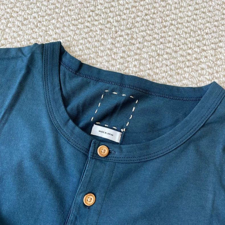 Visvim VISVIM Multi Henley Short Sleeve T-Shirt Size US S / EU 44-46 / 1 - 3 Thumbnail