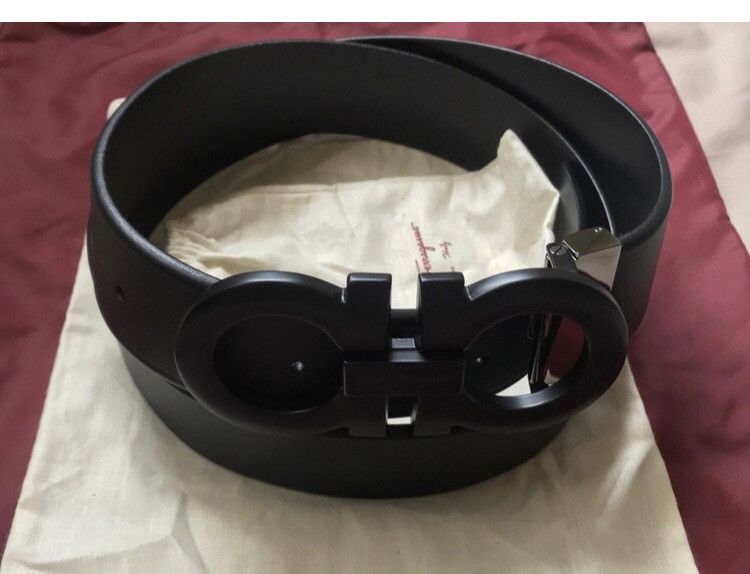 salvatore ferragamo big buckle belt