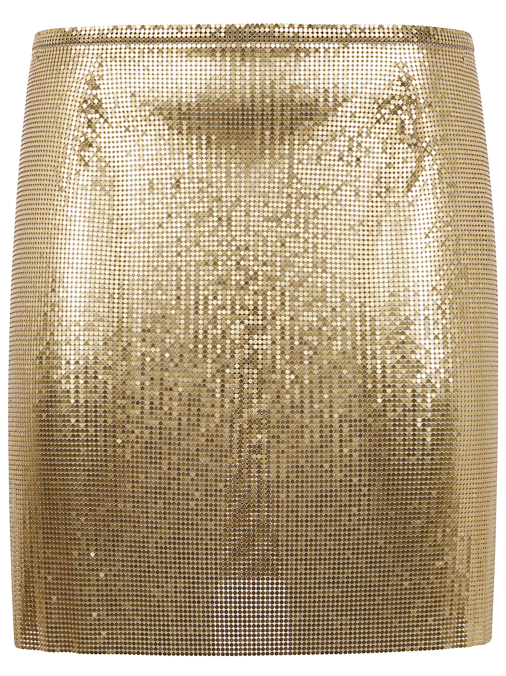Paco Rabanne MINI METALLIC SKIRT Size 28" / US 6 / IT 42 - 3 Thumbnail
