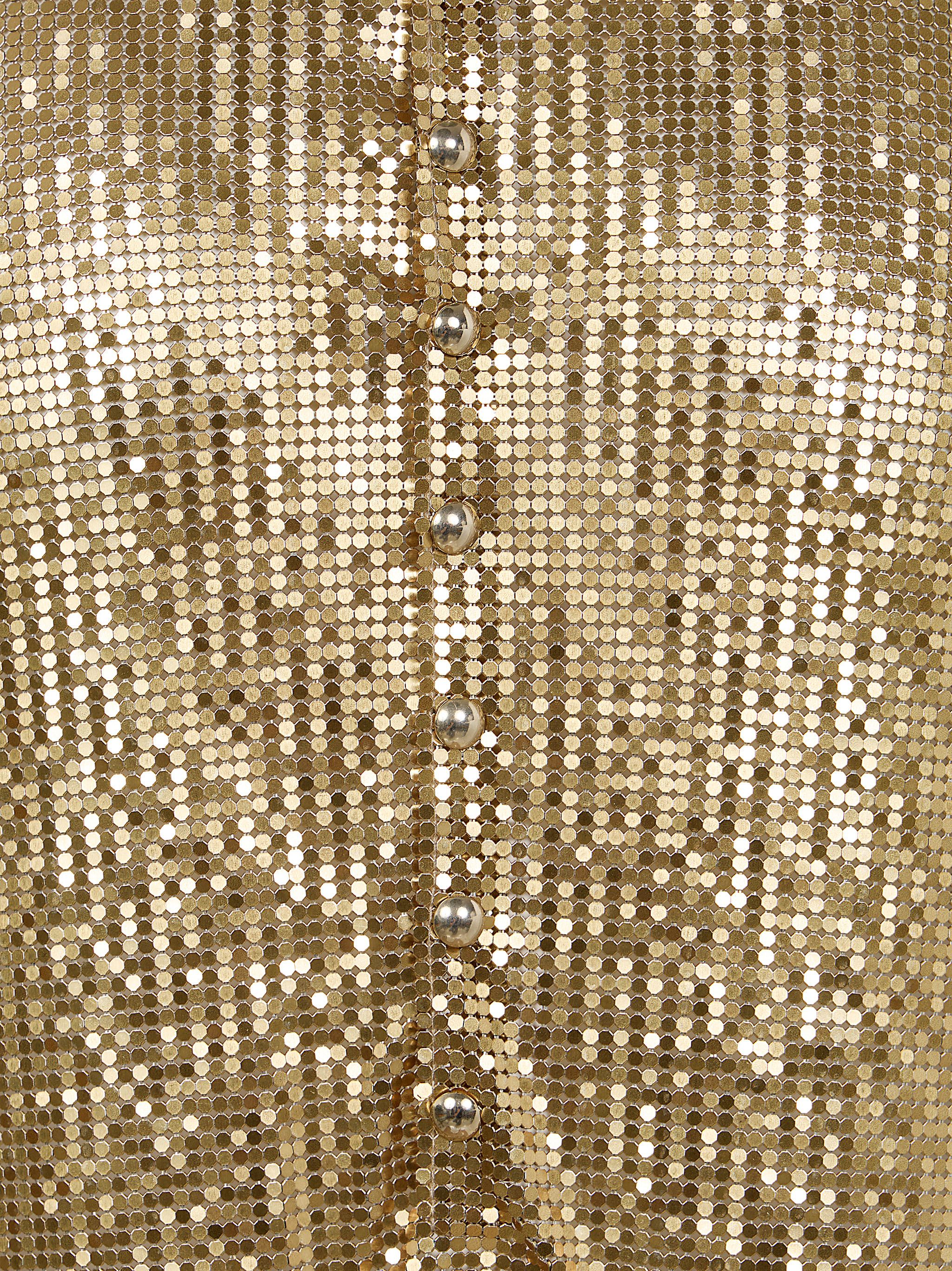 Paco Rabanne MINI METALLIC SKIRT Size 28" / US 6 / IT 42 - 5 Thumbnail