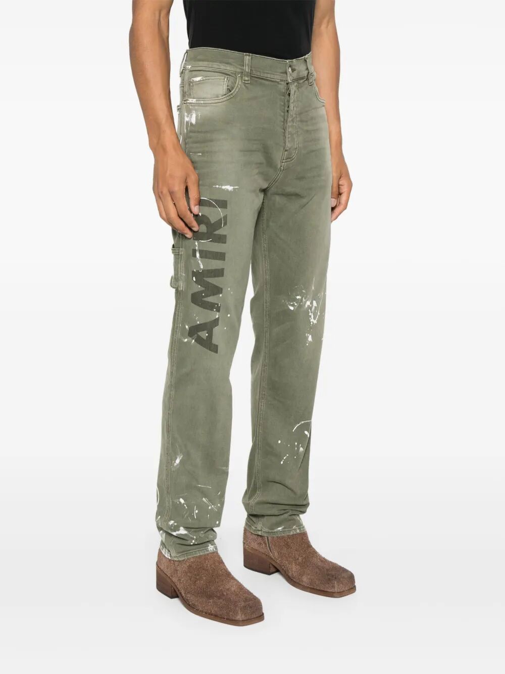 Amiri "AMIRI STENCIL" SLIM JEANS Size US 33 - 7 Thumbnail