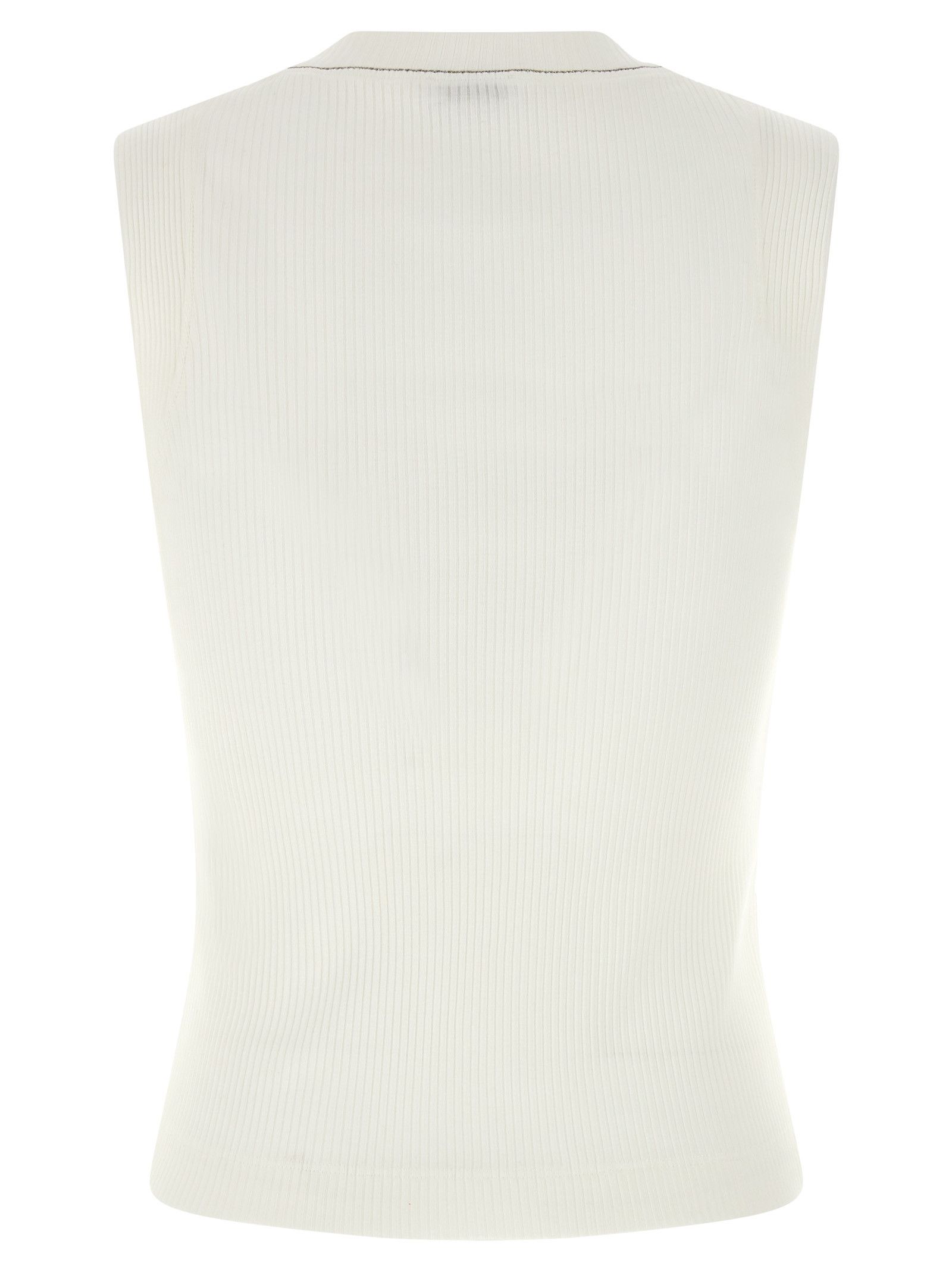Brunello Cucinelli Ribbed Top Size XS / US 0-2 / IT 36-38 - 2 Thumbnail