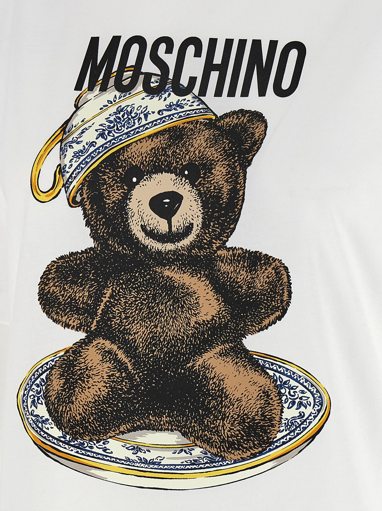 Moschino 'Teddy' T-Shirt Size XS / US 0-2 / IT 36-38 - 4 Thumbnail