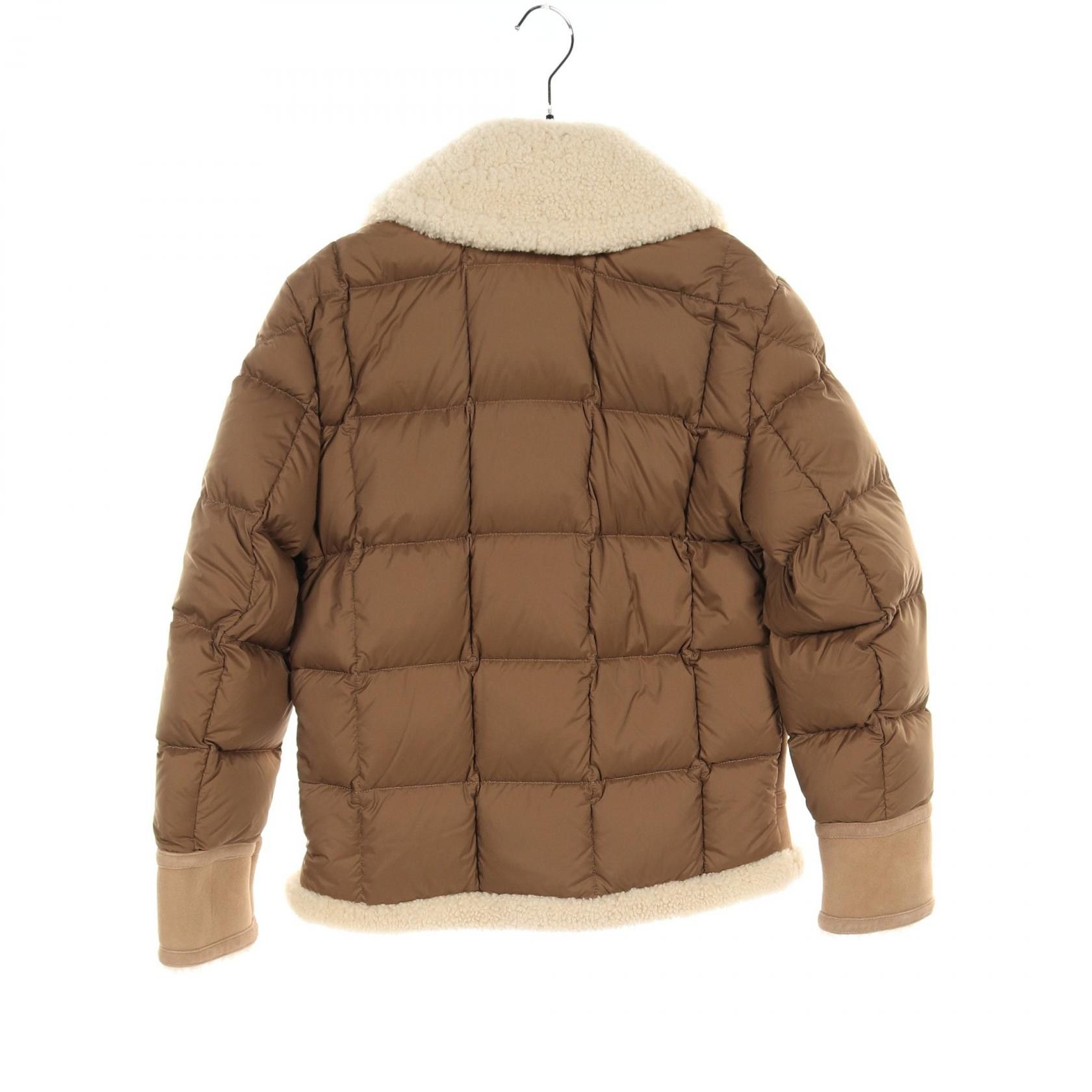 Moncler Moncler Moncler CURVAL Nylon Leather Down Jacket Leather Outerwear 1A00160 Size ONE SIZE - 2 Thumbnail