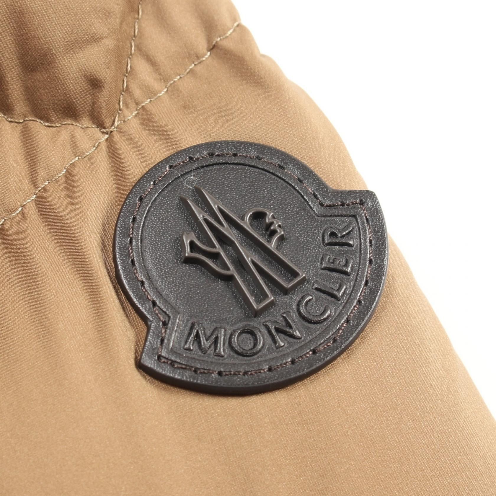 Moncler Moncler Moncler CURVAL Nylon Leather Down Jacket Leather Outerwear 1A00160 Size ONE SIZE - 5 Thumbnail