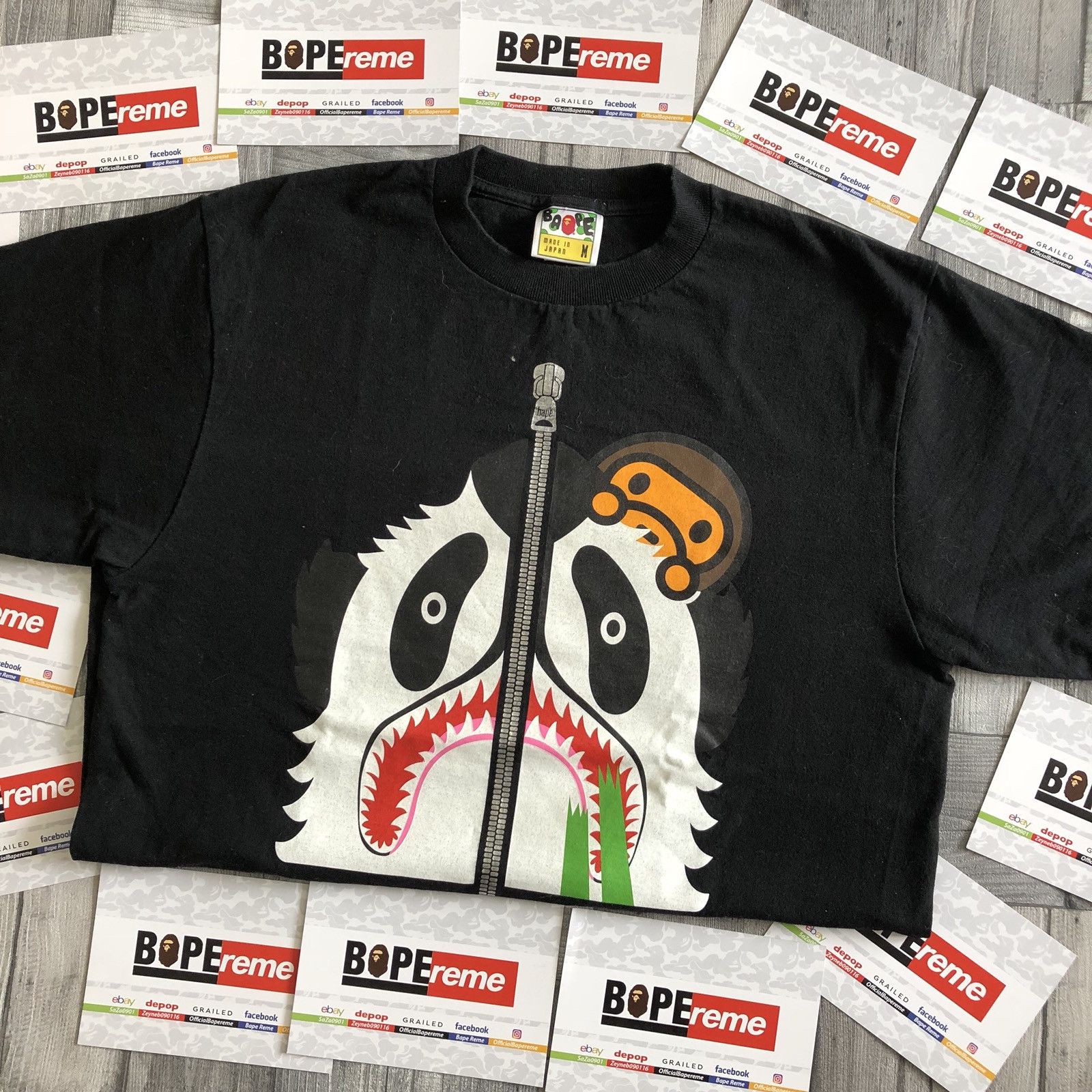 Bape Panda Tee | Grailed 
