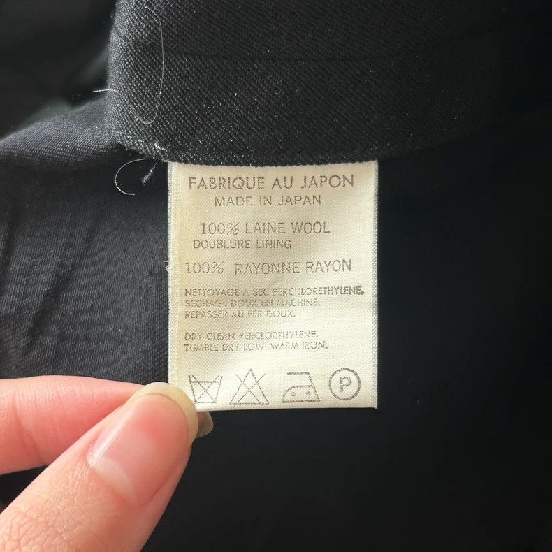 Yohji Yamamoto Black Floral Cutout Suit Jacket Size US S / EU 44-46 / 1 - 5 Thumbnail