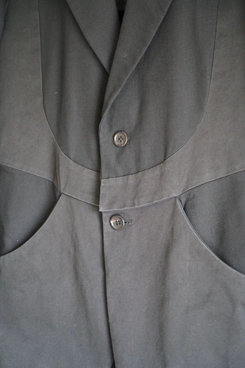 Yohji Yamamoto Yohji Yamamoto Black Structured Suit Jacket Size US S / EU 44-46 / 1 - 3 Thumbnail