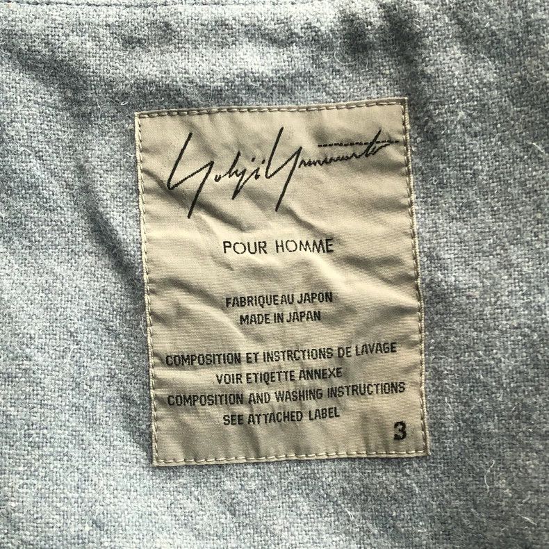 Yohji Yamamoto Yohji Yamamoto Blue Fish Tail Coat Size US L / EU 52-54 / 3 - 4 Thumbnail