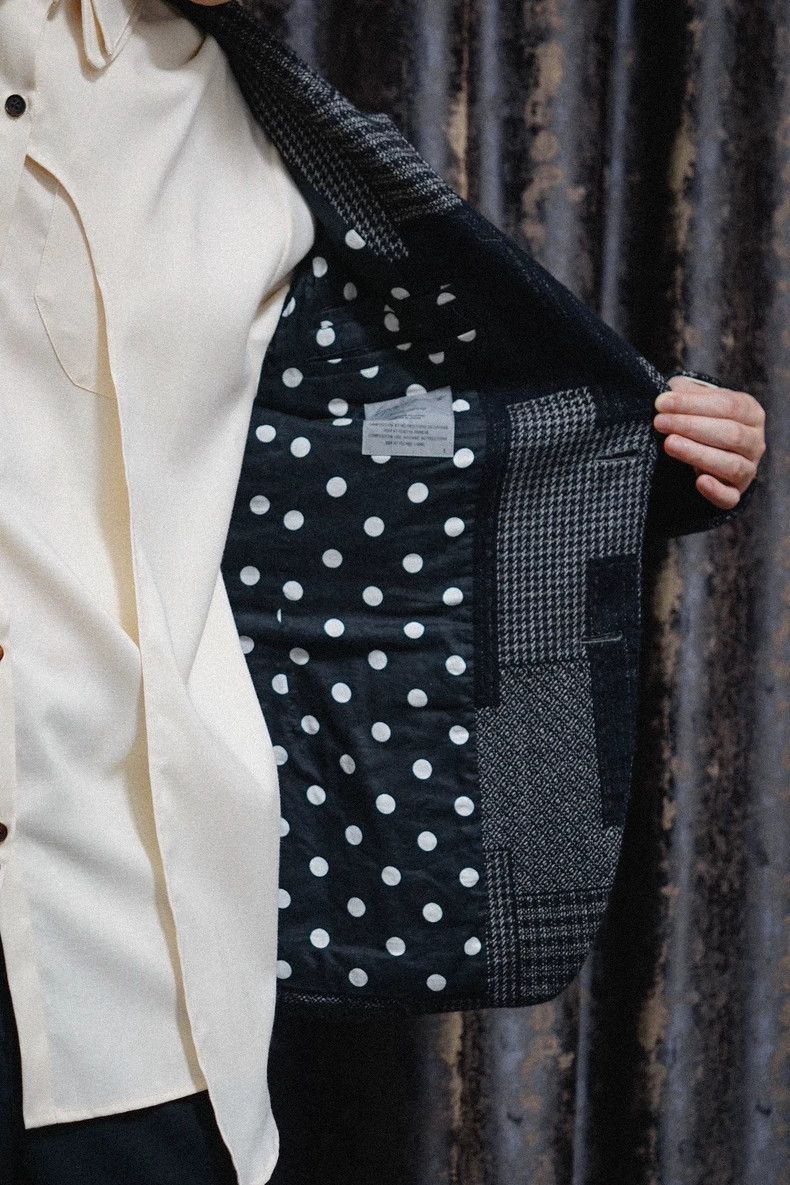 Yohji Yamamoto Yohji Yamamoto Boro Pattern Suit Jacket Size US XS / EU 42 / 0 - 4 Thumbnail