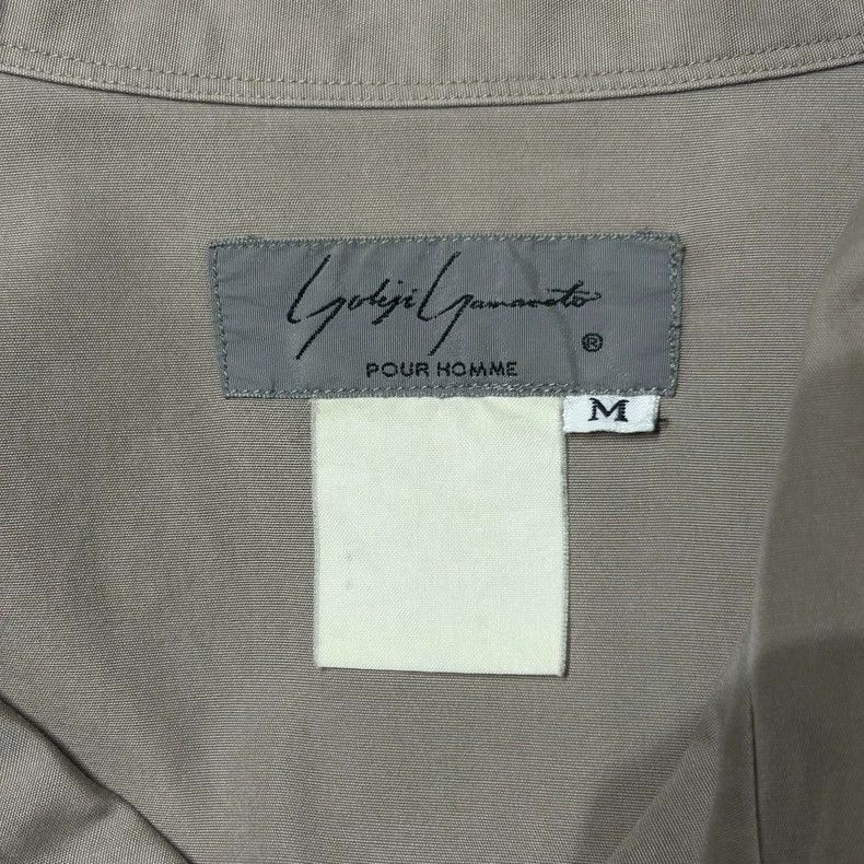 Yohji Yamamoto Yohji Yamamoto 80s Tea Color Cuban Collar Shirt Size US M / EU 48-50 / 2 - 5 Thumbnail