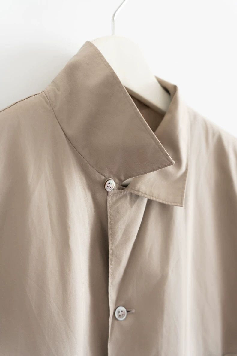 Yohji Yamamoto Yohji Yamamoto 80s Tea Color Cuban Collar Shirt Size US M / EU 48-50 / 2 - 4 Thumbnail