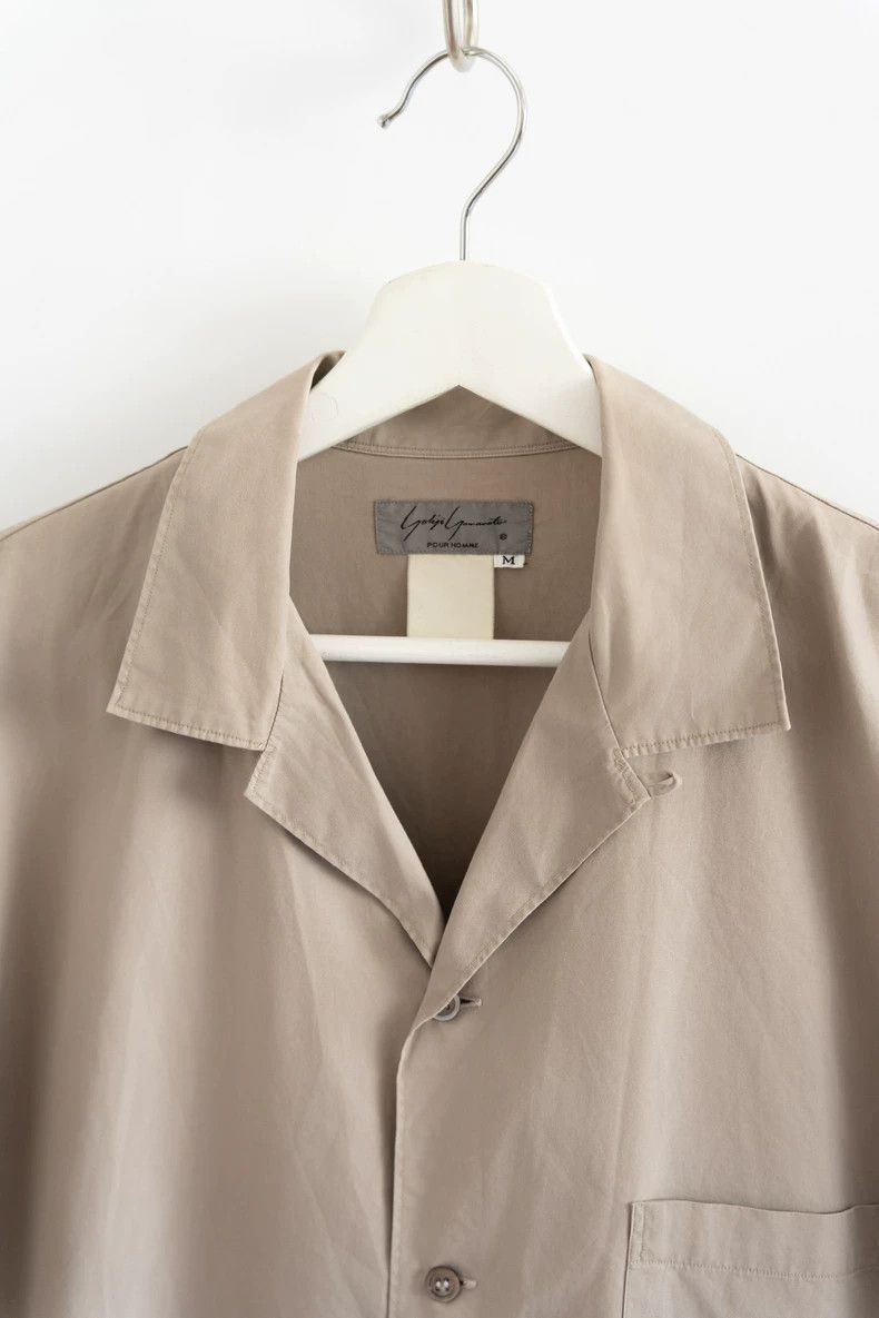 Yohji Yamamoto Yohji Yamamoto 80s Tea Color Cuban Collar Shirt Size US M / EU 48-50 / 2 - 3 Thumbnail