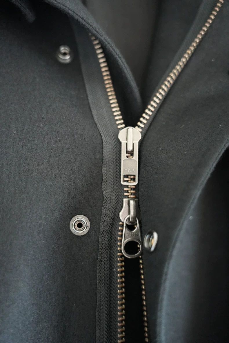 Yohji Yamamoto Yohji Yamamoto Black Wool Parka Coat Size US M / EU 48-50 / 2 - 4 Thumbnail