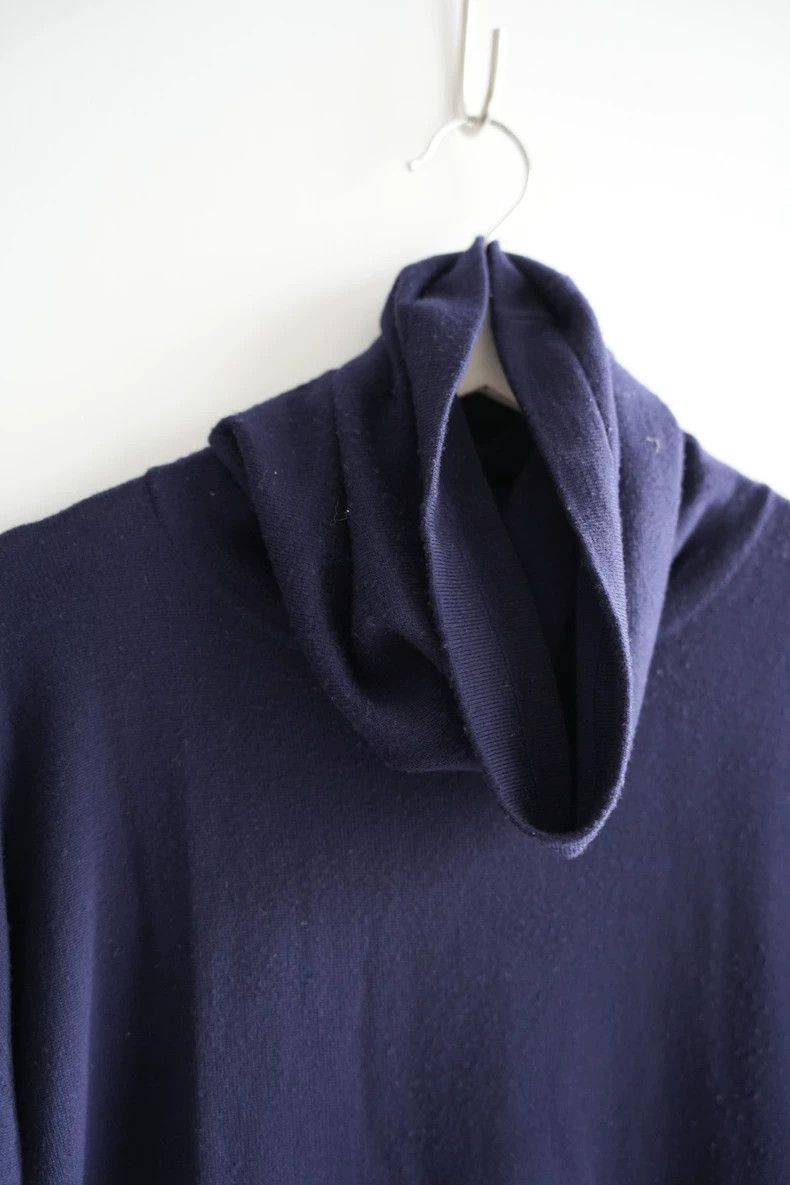 Yohji Yamamoto Yohji Yamamoto Long Sleeve T-Shirt in Dark Blue Size US M / EU 48-50 / 2 - 3 Thumbnail