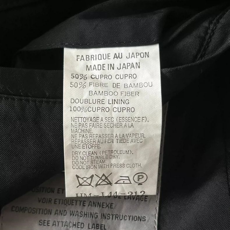 Yohji Yamamoto Yohji Yamamoto Military Style Bamboo Fiber Coat Size US L / EU 52-54 / 3 - 6 Thumbnail