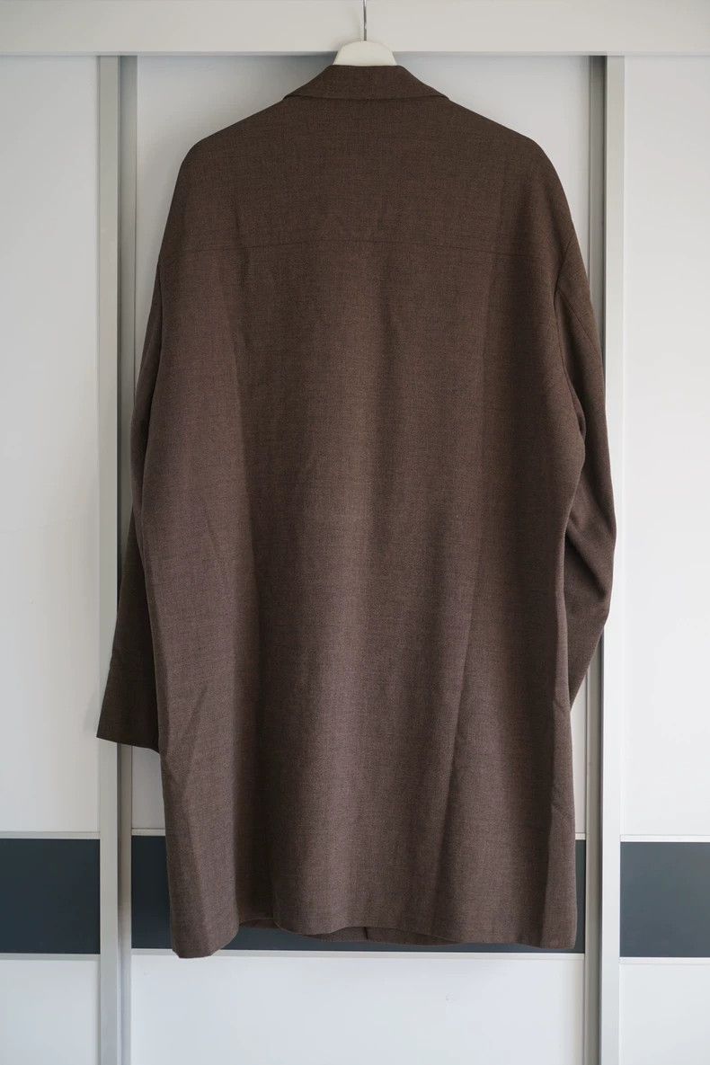 Yohji Yamamoto Yohji Yamamoto Brown Coat with Golden Embroidery Size US M / EU 48-50 / 2 - 2 Thumbnail