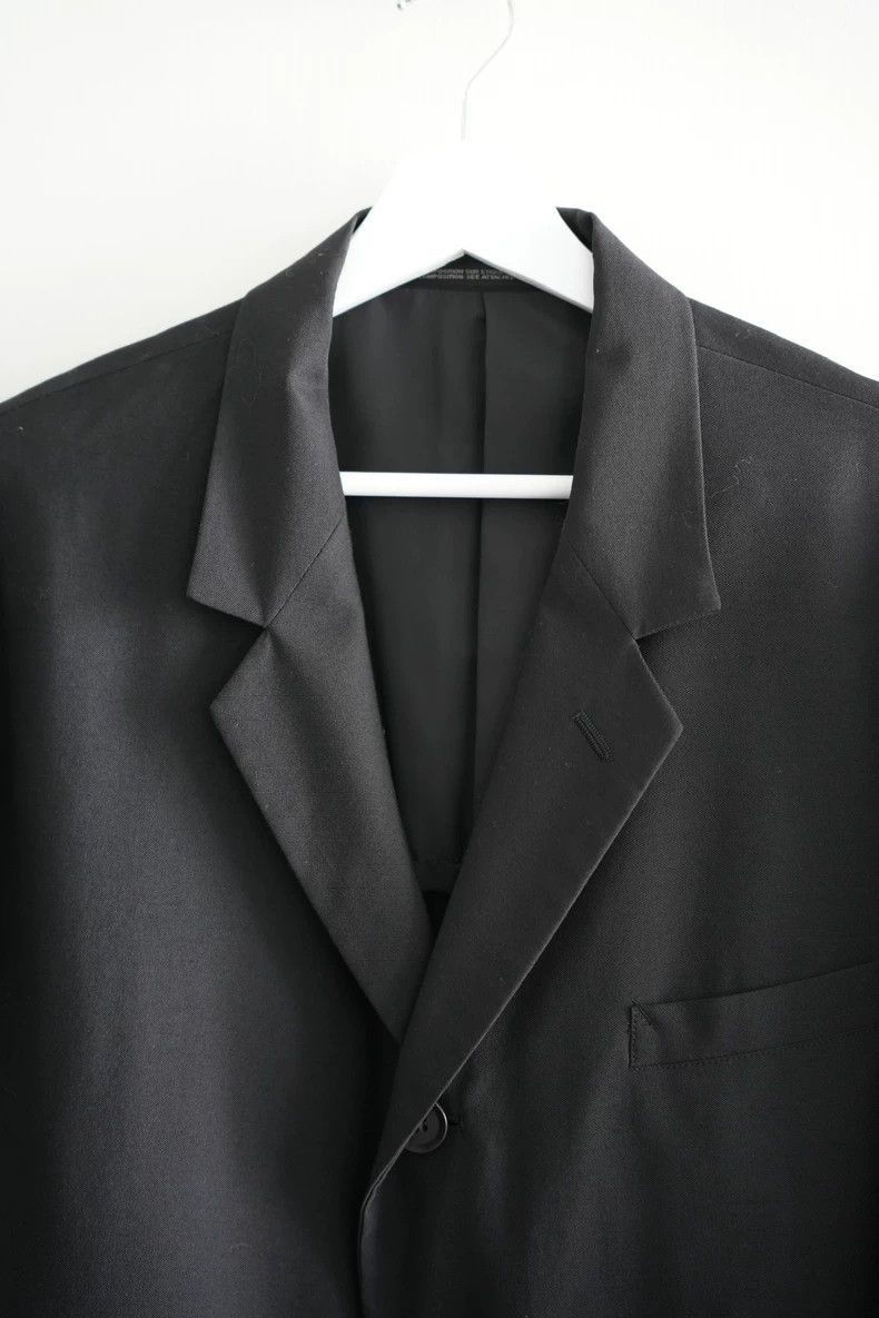 Yohji Yamamoto Yohji Yamamoto Black Stripe Blazer Jacket Size US L / EU 52-54 / 3 - 3 Thumbnail