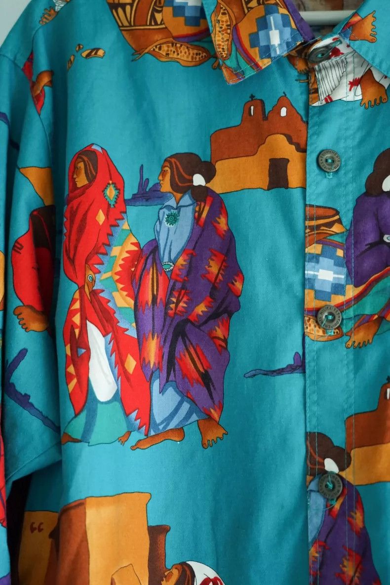 Yohji Yamamoto Yohji Yamamoto Indian Print Long Sleeve Shirt Size US M / EU 48-50 / 2 - 3 Thumbnail