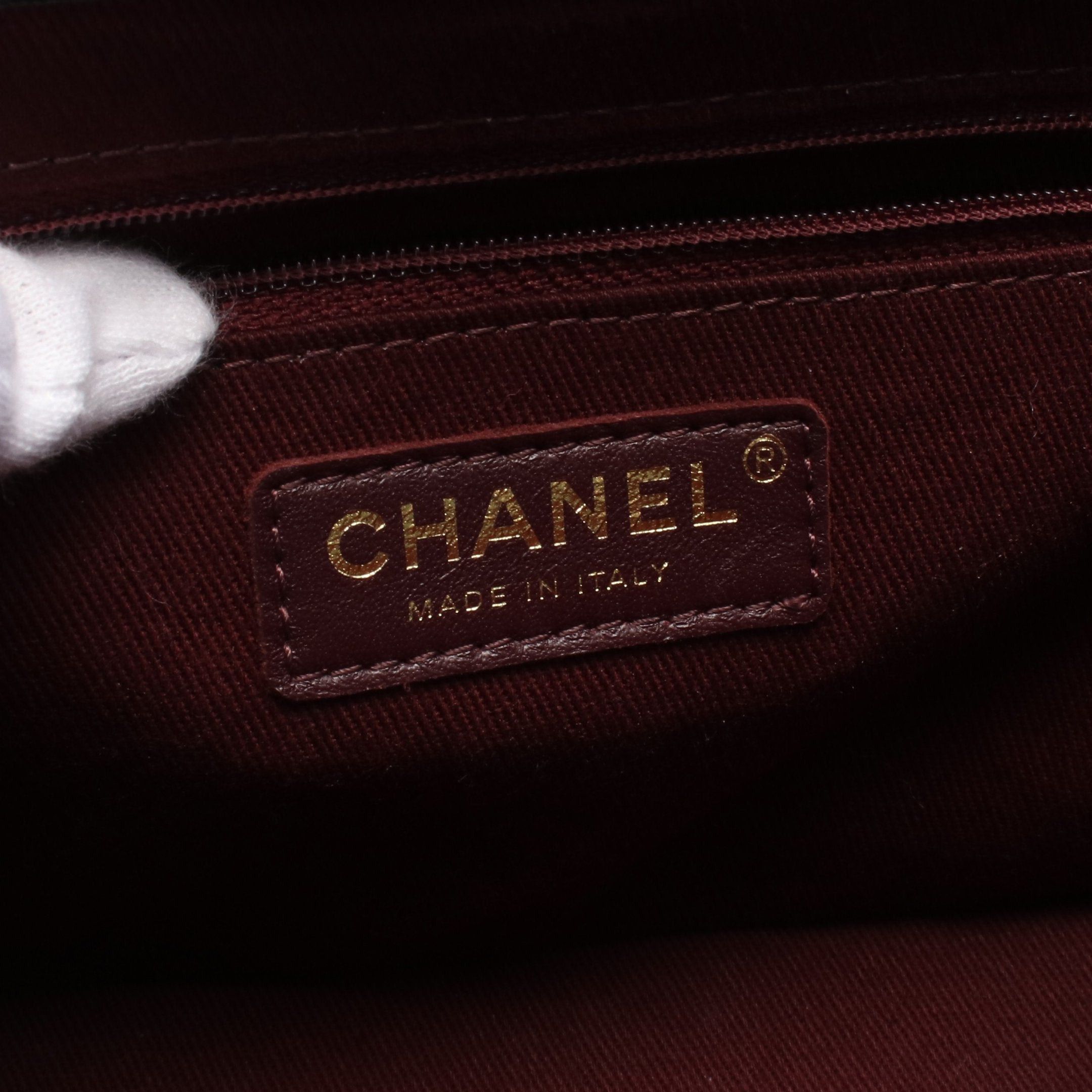Chanel Chanel Mini Flap Bag Matelasse Chain Shoulder Caviar Skin Black Gold Hardware Size ONE SIZE - 4 Thumbnail