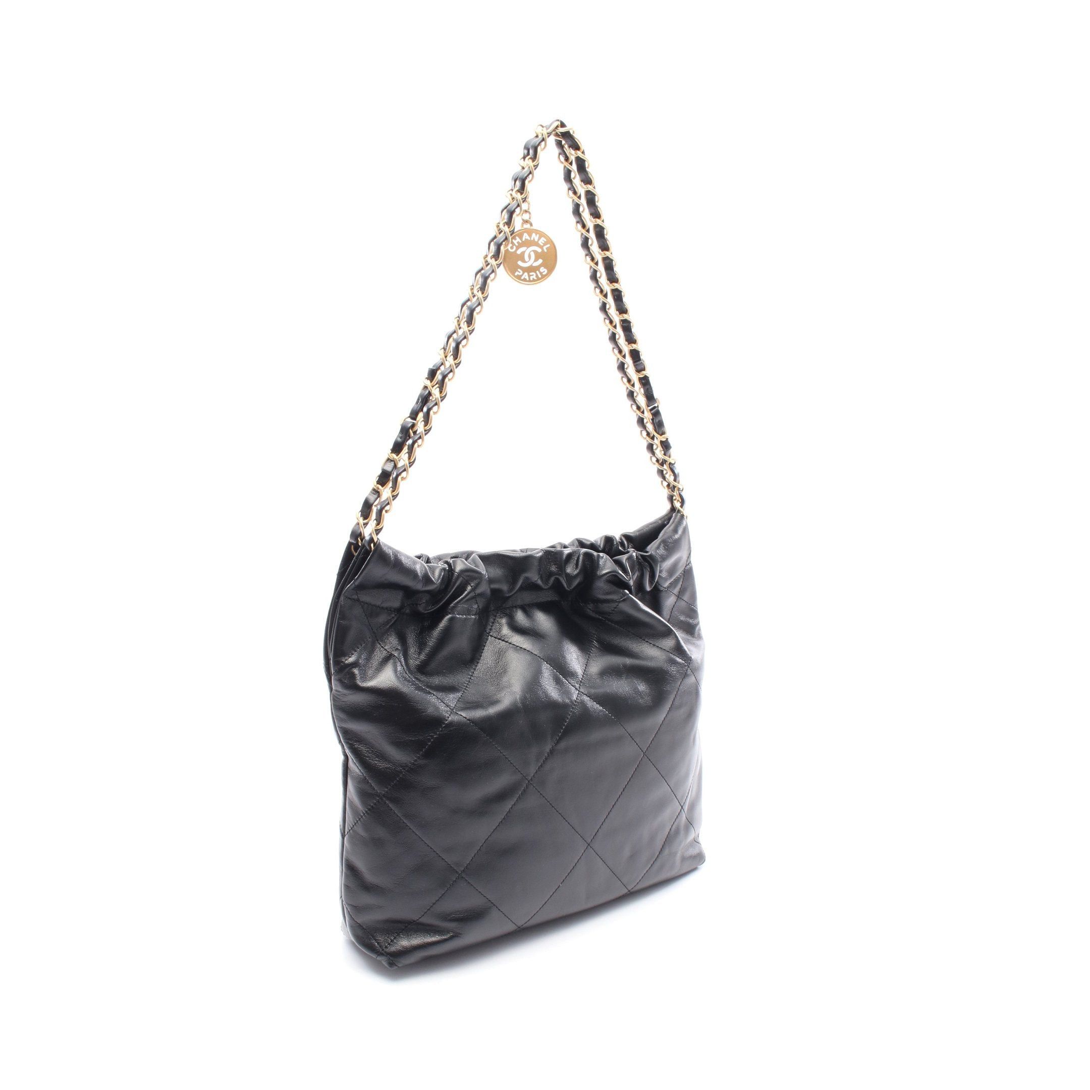 Chanel Chanel Matelasse Chanel 22 Small Chain Shoulder Bag Leather Black Gold Hardware Size ONE SIZE - 2 Thumbnail