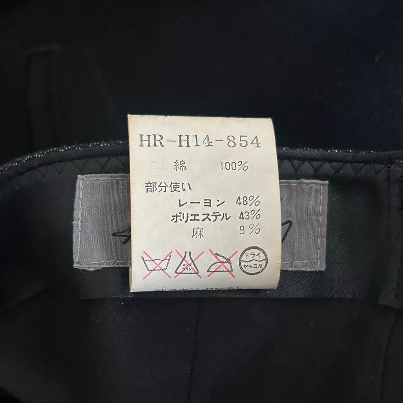 Yohji Yamamoto Yohji Yamamoto Black Baseball Cap Size ONE SIZE - 8 Thumbnail
