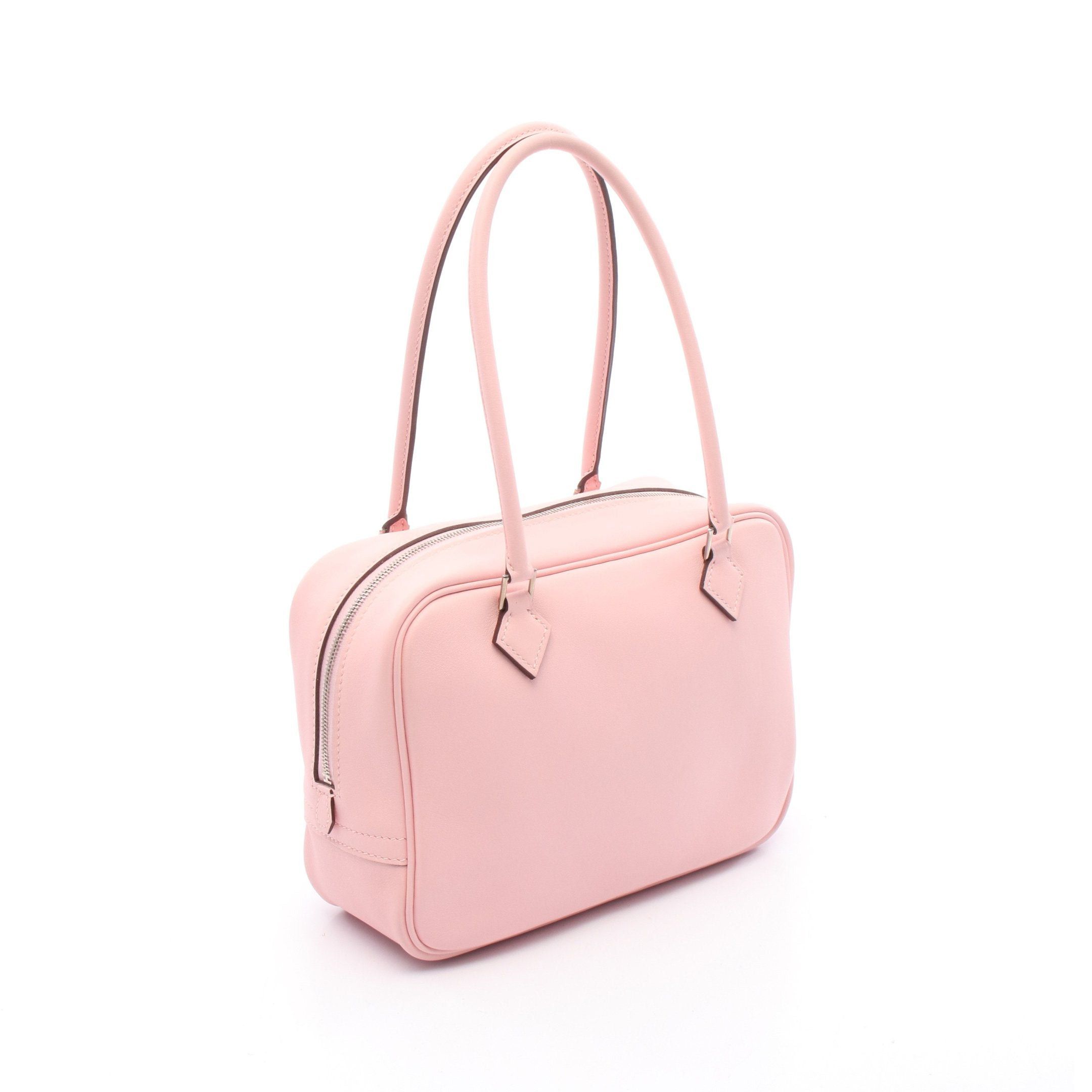 Hermes Hermes Mini Plume 20 Rose Sakura Handbag Veau Swift Pink Silver Hardware T Stamp Size ONE SIZE - 2 Thumbnail