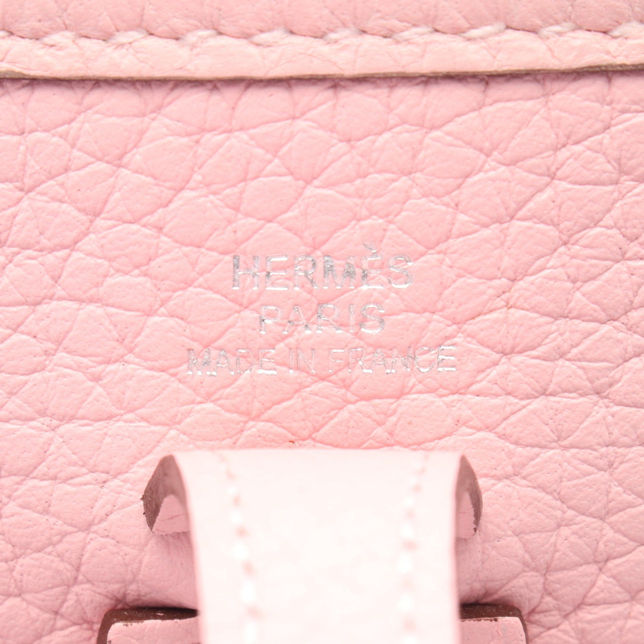 Hermes Hermes Evelyn Tpm Rose Sakura Shoulder Bag Clemence Leather Pink Silver Hardware X Stamp Size ONE SIZE - 4 Thumbnail