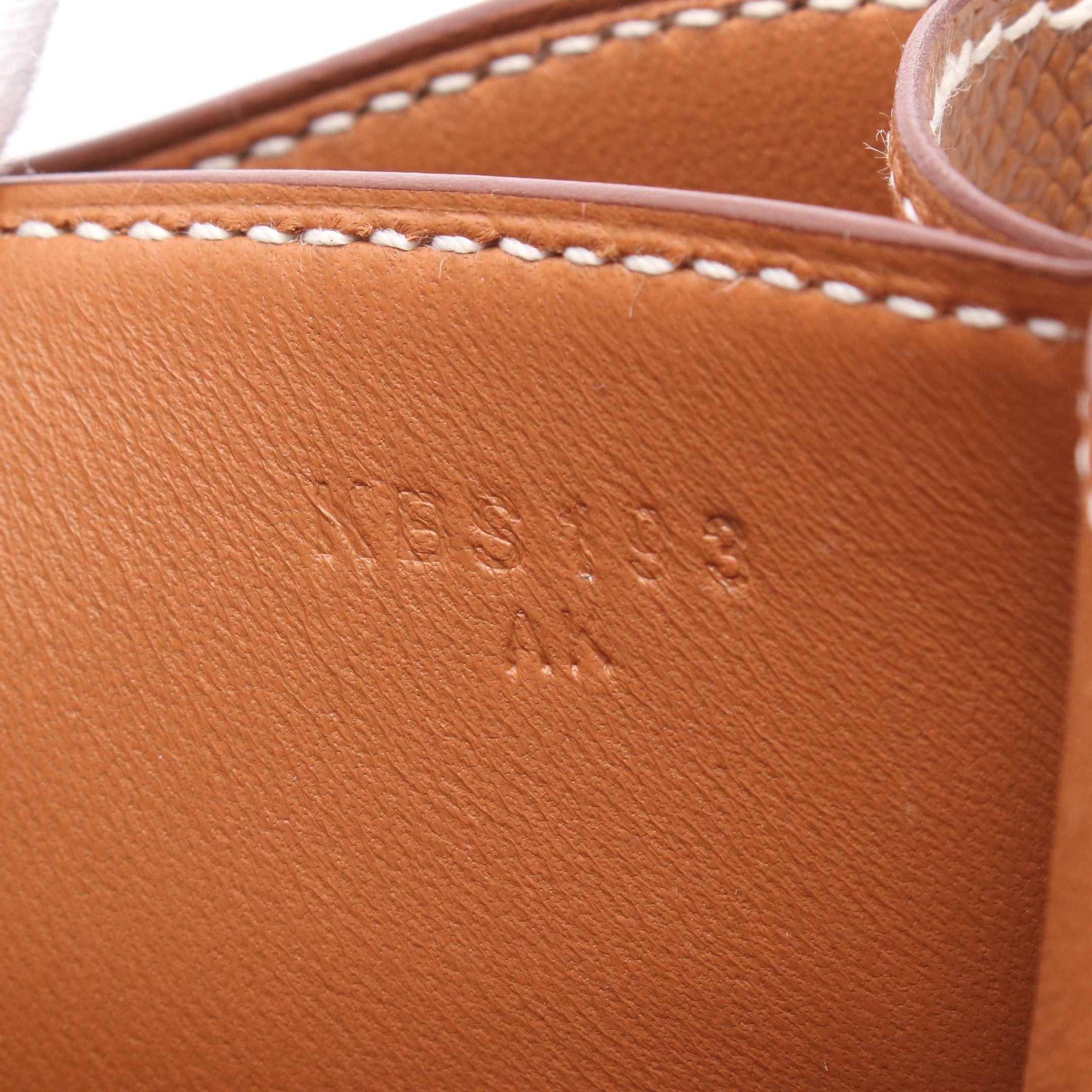 Hermes Hermes Constance 3 Mini Miroir Gold Shoulder Bag Veau Epsom Brown Silver Hardware K Stamp Size ONE SIZE - 5 Thumbnail