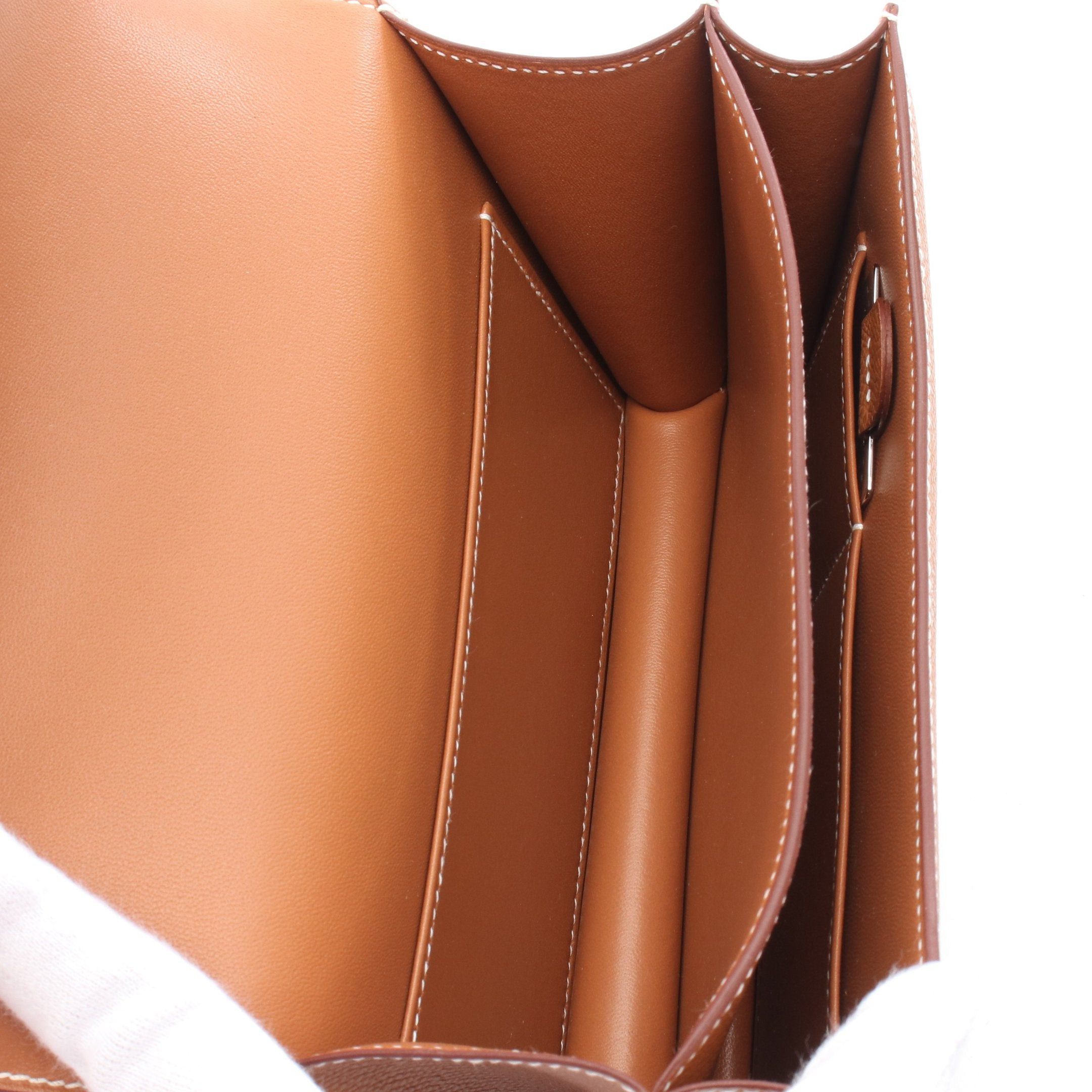 Hermes Hermes Constance 3 Mini Miroir Gold Shoulder Bag Veau Epsom Brown Silver Hardware K Stamp Size ONE SIZE - 3 Thumbnail