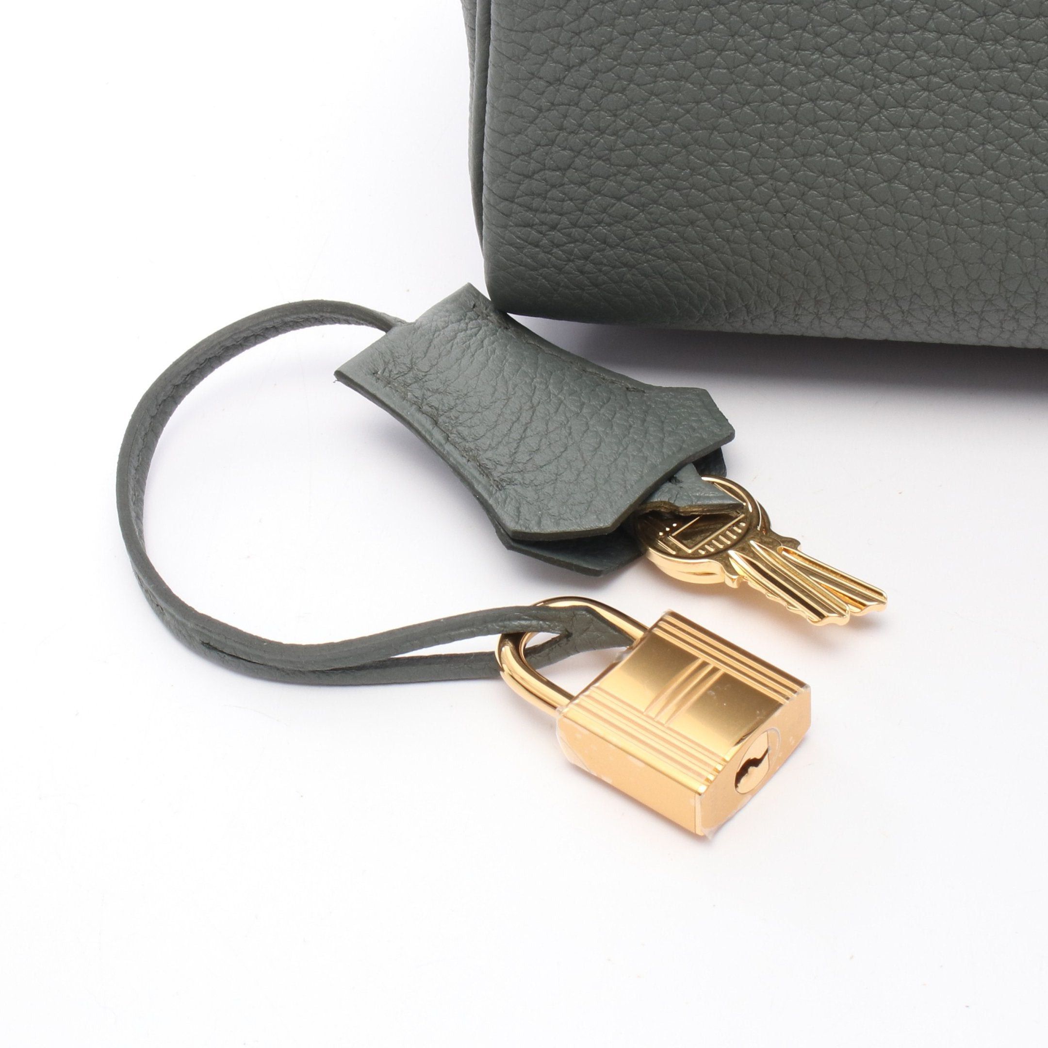 Hermes Hermes Kelly 25 Veil Amando Handbag Togo Gray Green Gold Hardware Inner Stitch K Stamp Size ONE SIZE - 6 Thumbnail