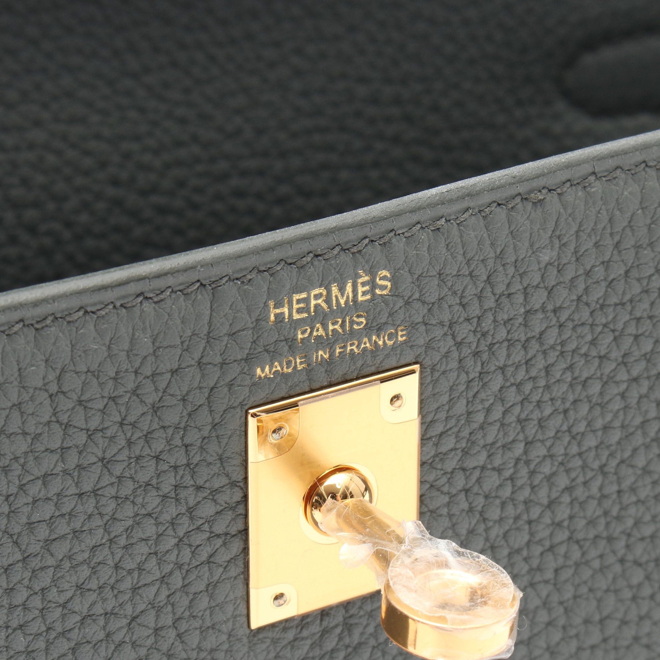 Hermes Hermes Kelly 25 Veil Amando Handbag Togo Gray Green Gold Hardware Inner Stitch K Stamp Size ONE SIZE - 4 Thumbnail