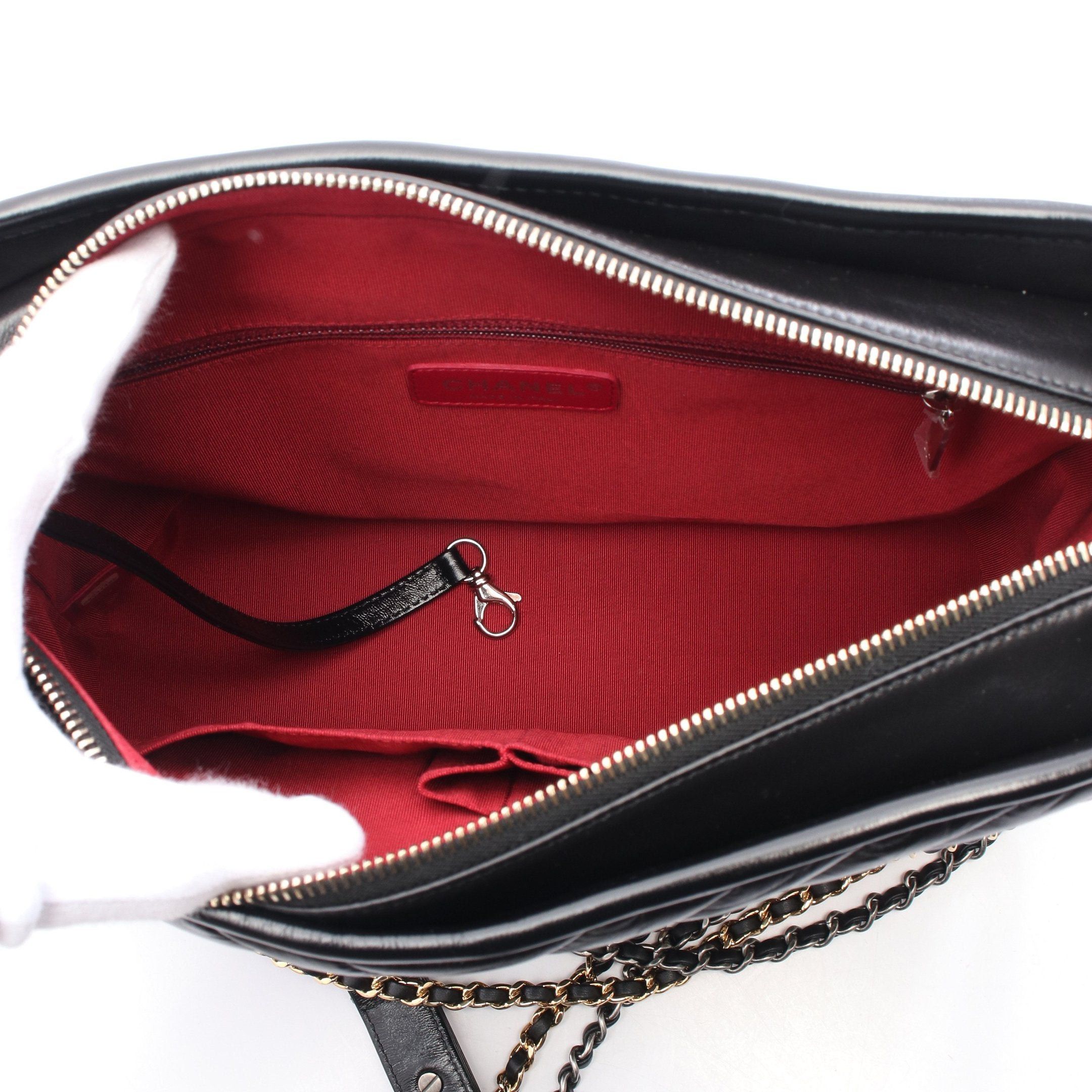 Chanel Chanel Gabriel De Chanel Large Hobo Chain Shoulder Bag Leather Black Combination Metal Fittings Size ONE SIZE - 3 Thumbnail