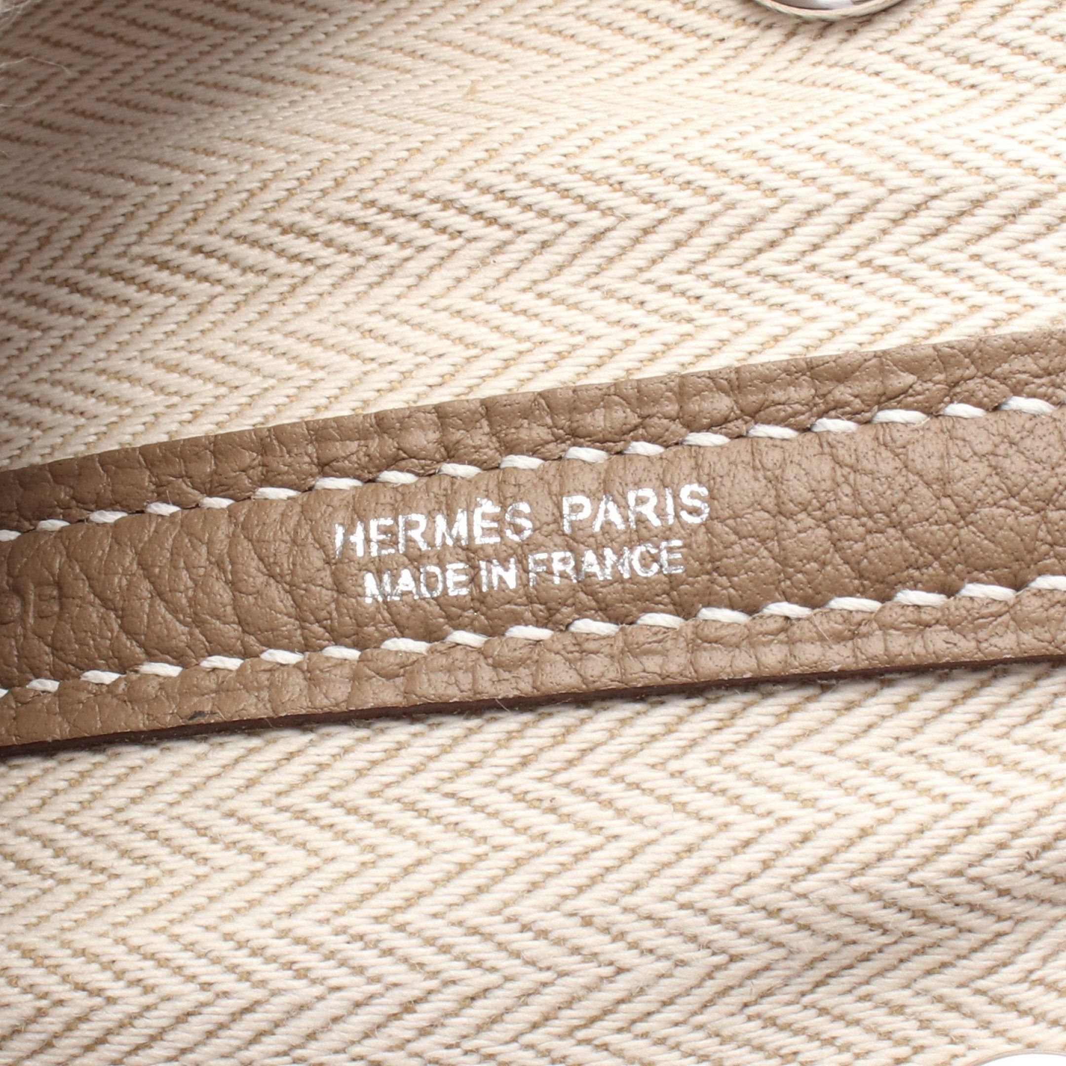 Hermes Hermes Garden Party Tpm Etoupe Handbag Tote Bag Negonda Leather Gray Brown Silver Hardware K Stamp Size ONE SIZE - 4 Thumbnail