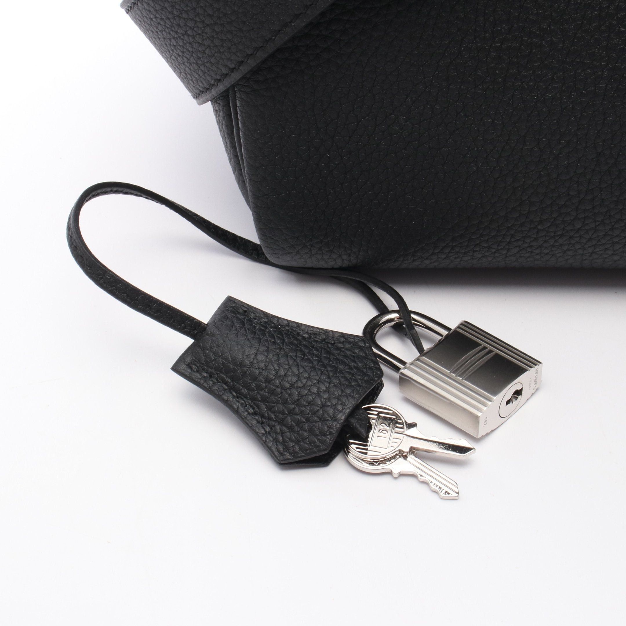 Hermes Hermes Kelly Messenger Pm Shoulder Bag Togo Black Silver Hardware K Stamp Size ONE SIZE - 6 Thumbnail