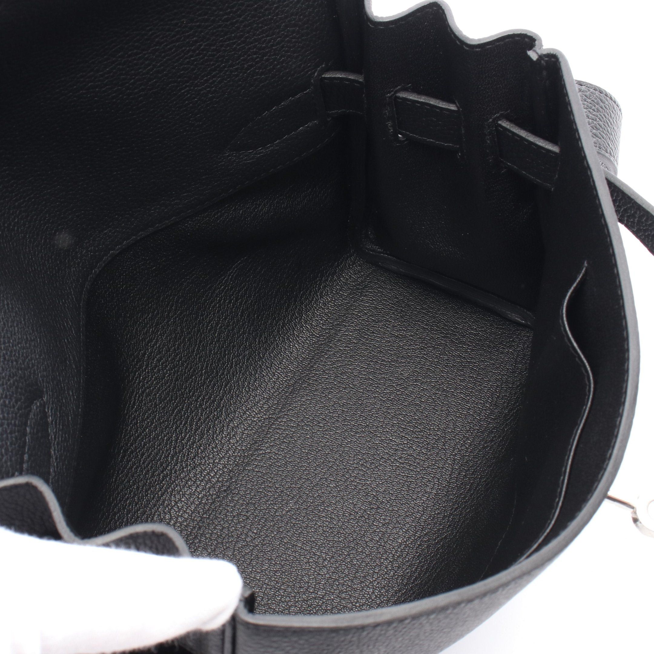 Hermes Hermes Kelly Messenger Pm Shoulder Bag Togo Black Silver Hardware K Stamp Size ONE SIZE - 3 Thumbnail