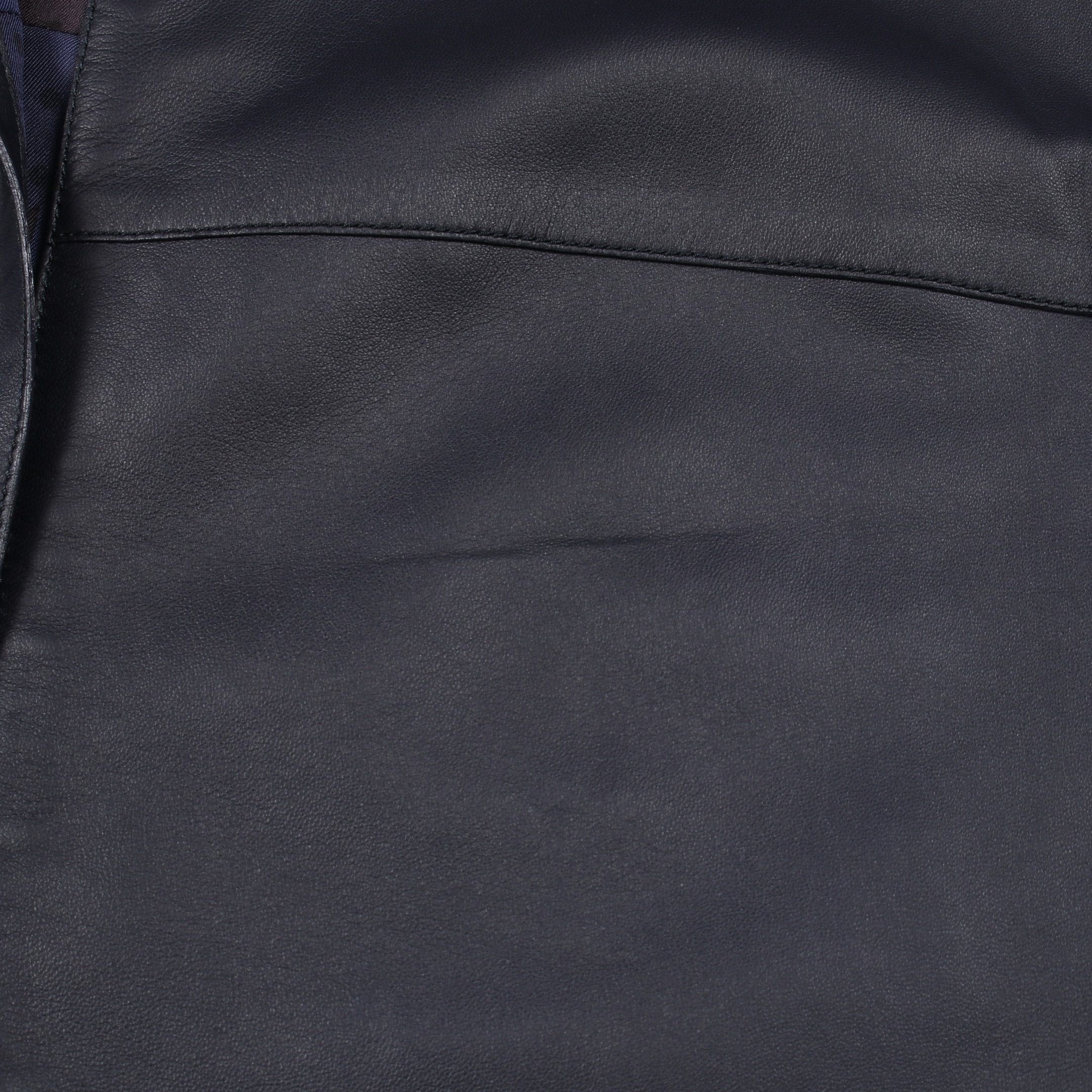 Hermes Hermes Clic Clac A Pois Jacket Short Sleeve Lambskin Dark Navy Size ONE SIZE - 6 Thumbnail