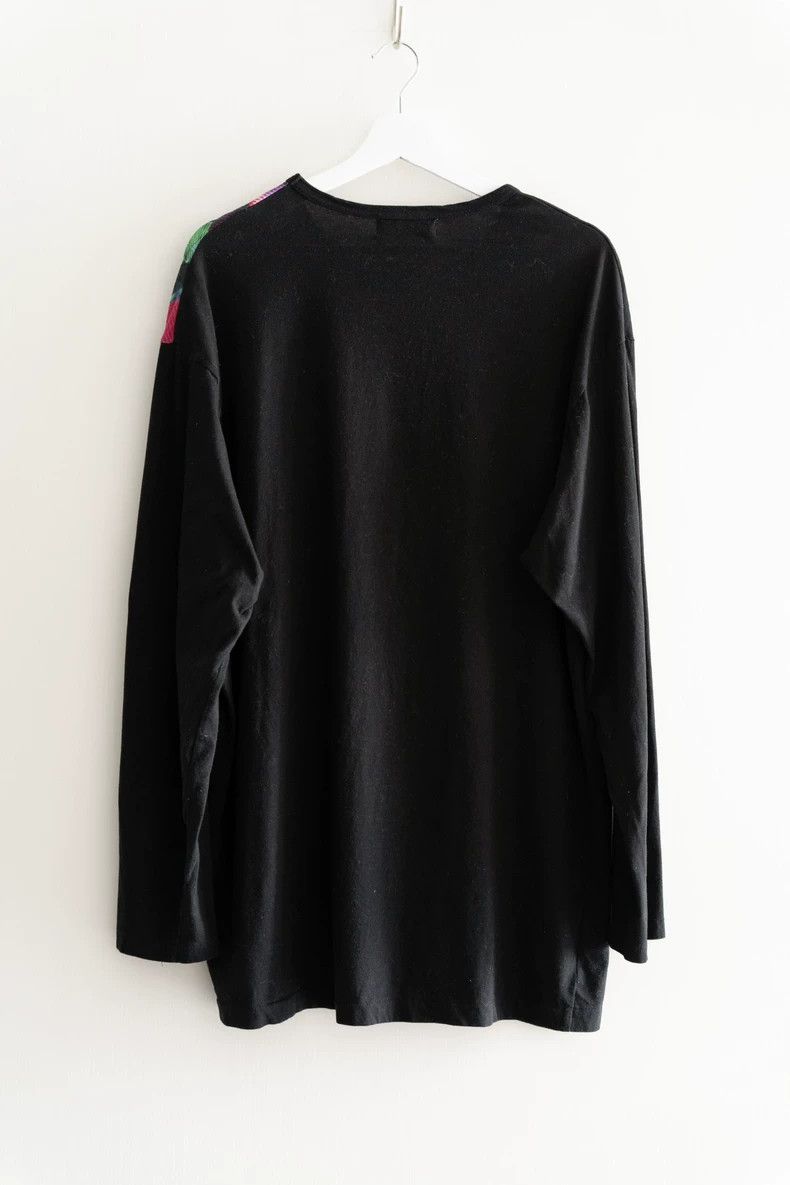 Yohji Yamamoto Yohji Yamamoto Long Sleeve Floral T-Shirt Size US L / EU 52-54 / 3 - 2 Thumbnail