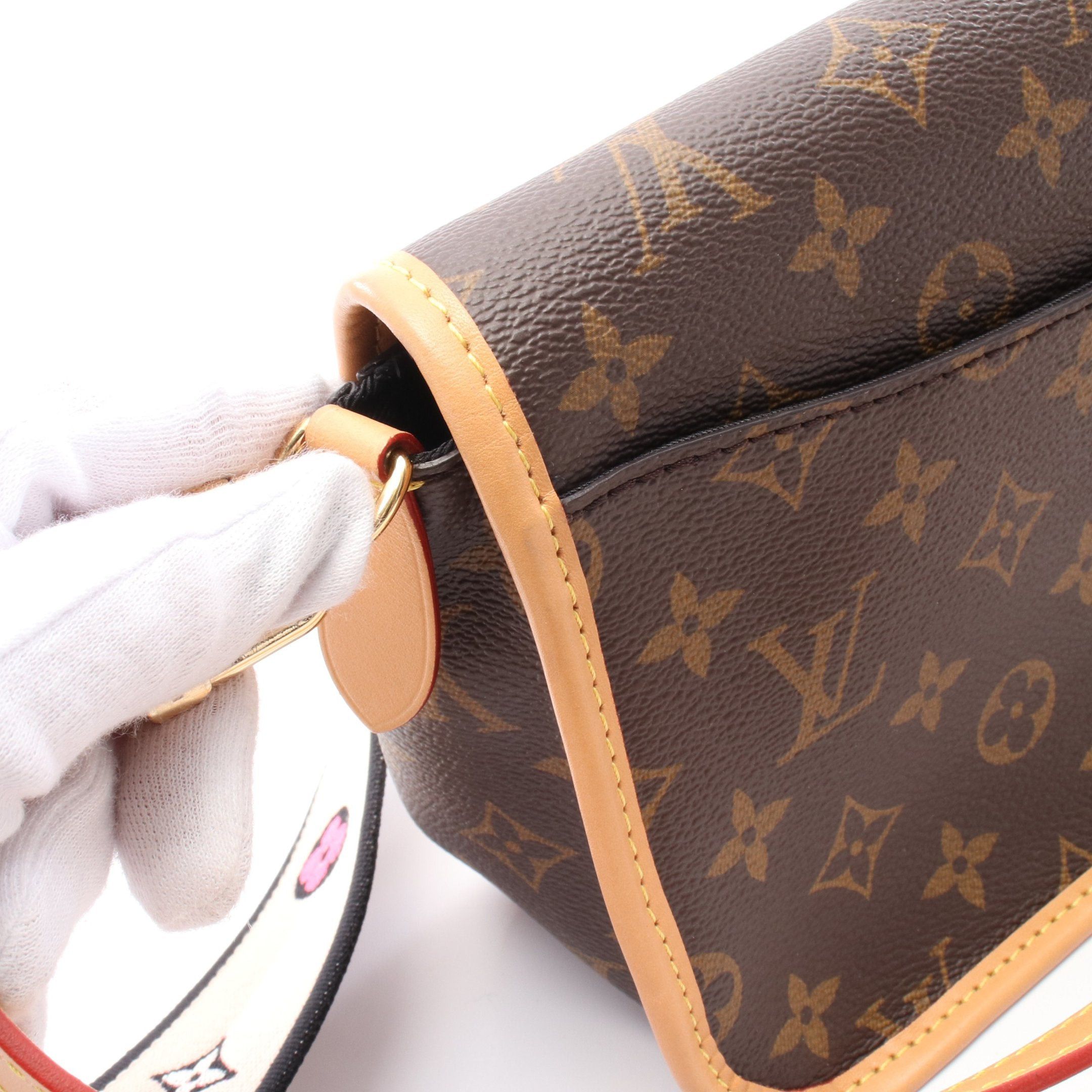 Louis Vuitton Louis Vuitton Diane Nm Pm Monogram Shoulder Bag Leather Brown Size ONE SIZE - 9 Thumbnail