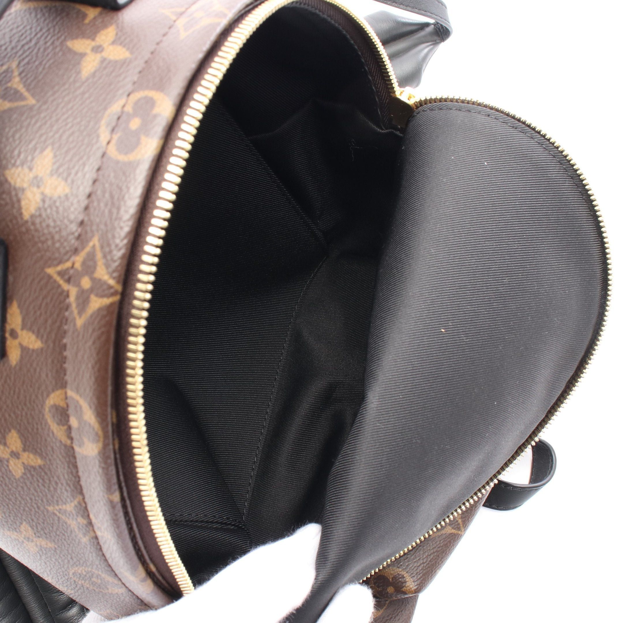 Louis Vuitton Louis Vuitton Palm Springs Backpack Pm Monogram Rucksack Leather Brown Black Size ONE SIZE - 3 Thumbnail