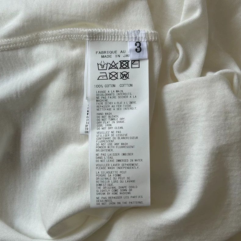 Yohji Yamamoto Yohji Yamamoto Long Sleeve T-Shirt with Print Size US L / EU 52-54 / 3 - 6 Thumbnail