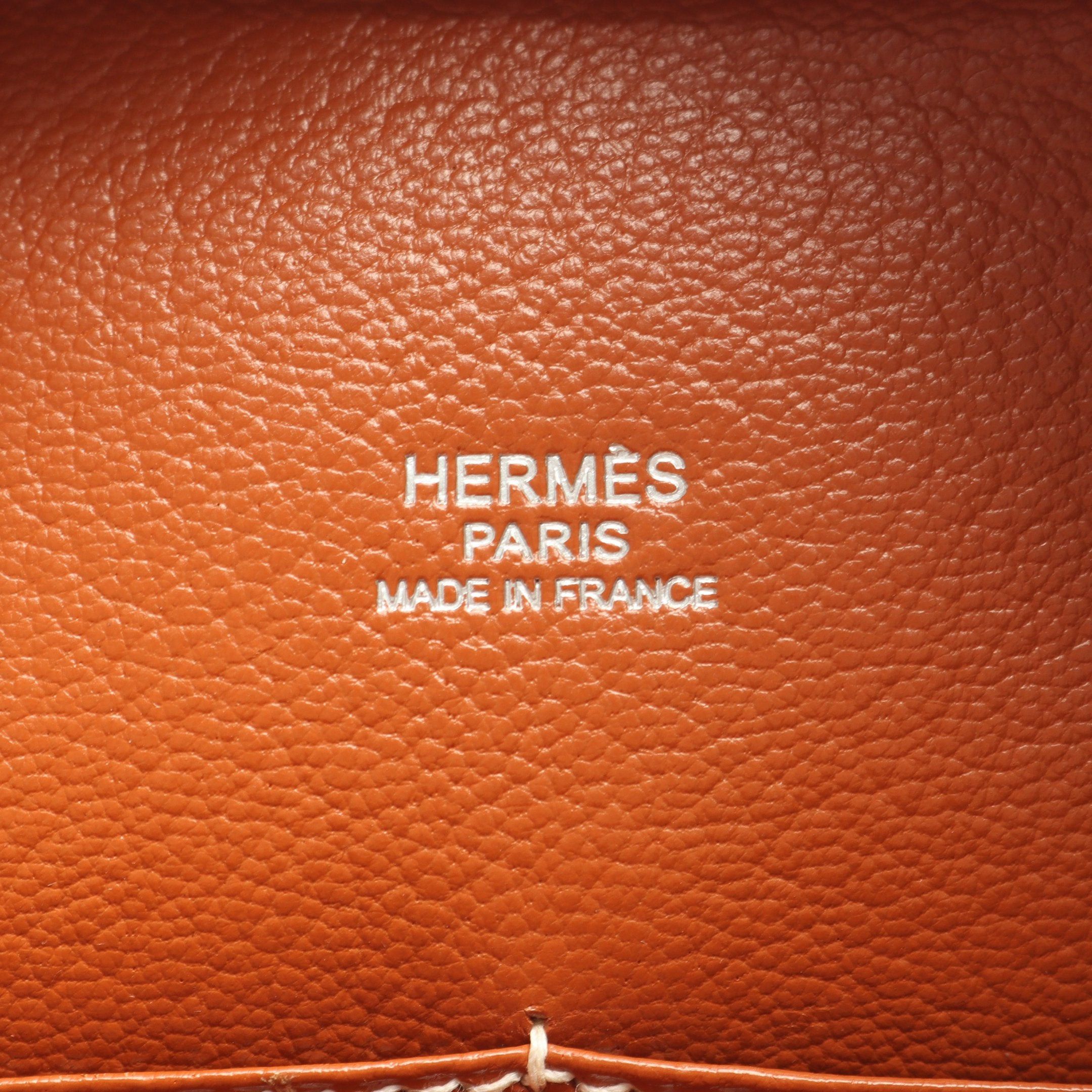 Hermes Hermes Plume 32 Gold Handbag Veau Epsom Light Brown Silver Hardware □J Carved Stamp Size ONE SIZE - 4 Thumbnail