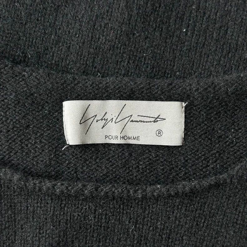 Yohji Yamamoto Black Knit Floral Vest Sweater by Yohji Yamamoto Size US M / EU 48-50 / 2 - 6 Thumbnail