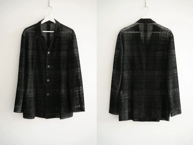 Yohji Yamamoto Yohji Yamamoto Lace Velvet Outfit Set Size US S / EU 44-46 / 1 - 2 Thumbnail