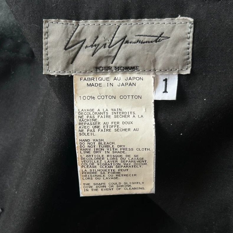Yohji Yamamoto Yohji Yamamoto Black Drawstring Trousers Size US 26 / EU 42 - 5 Thumbnail