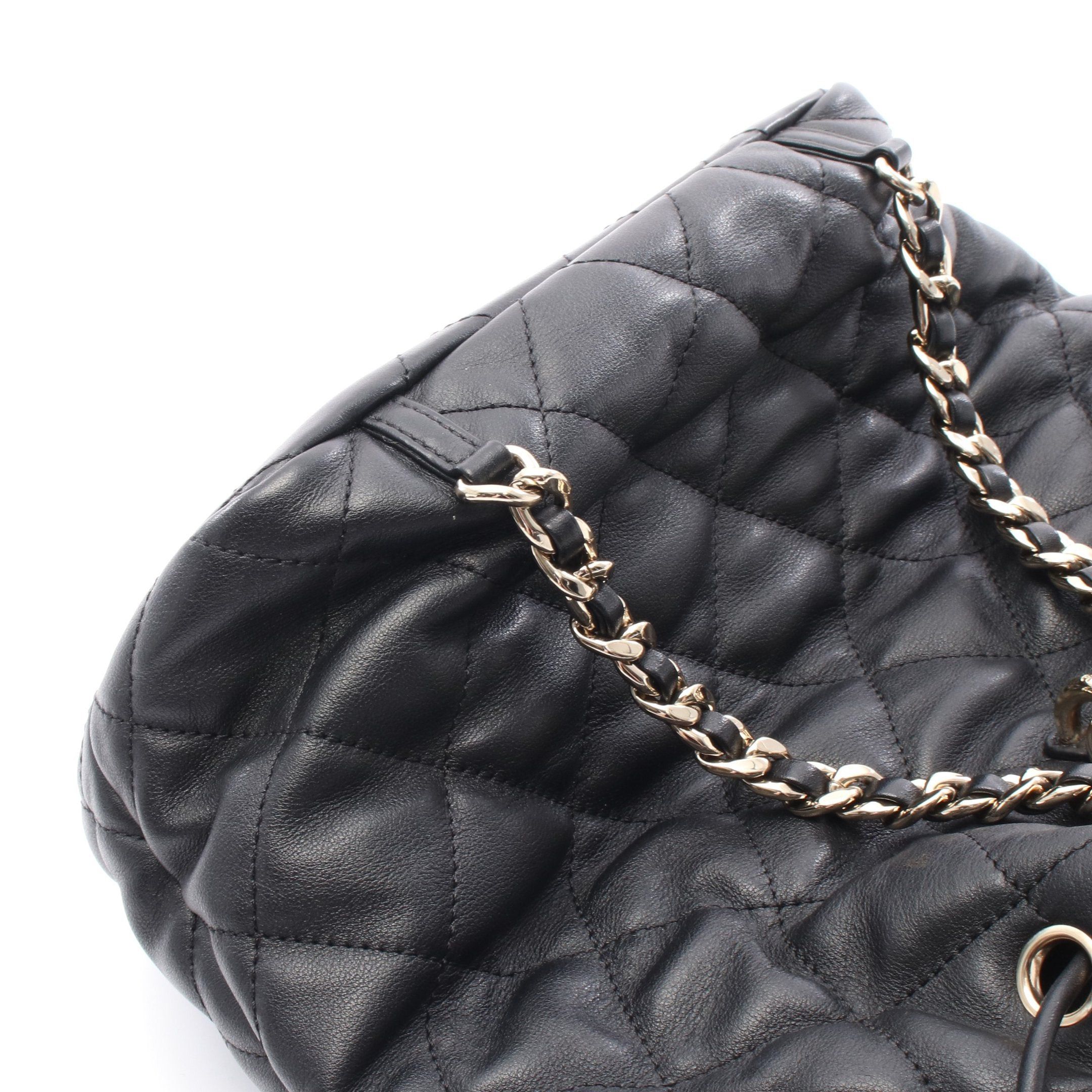 Chanel Chanel Matelasse Backpack Rucksack Leather Black Gold Hardware Size ONE SIZE - 6 Thumbnail