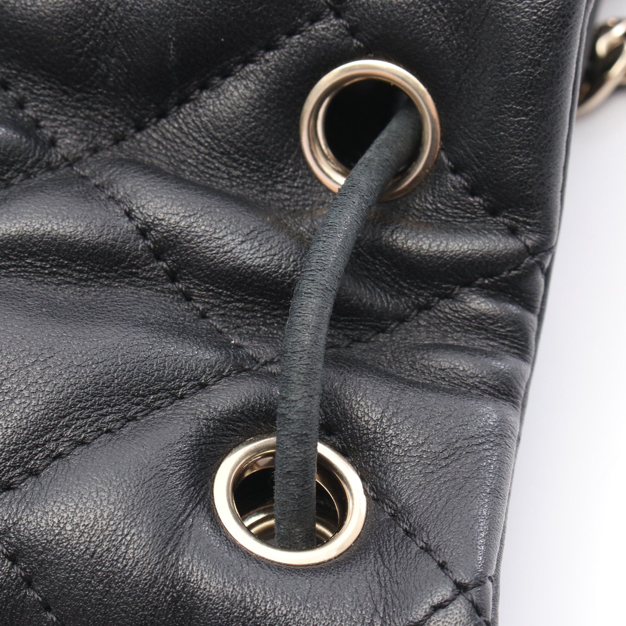 Chanel Chanel Matelasse Backpack Rucksack Leather Black Gold Hardware Size ONE SIZE - 7 Thumbnail