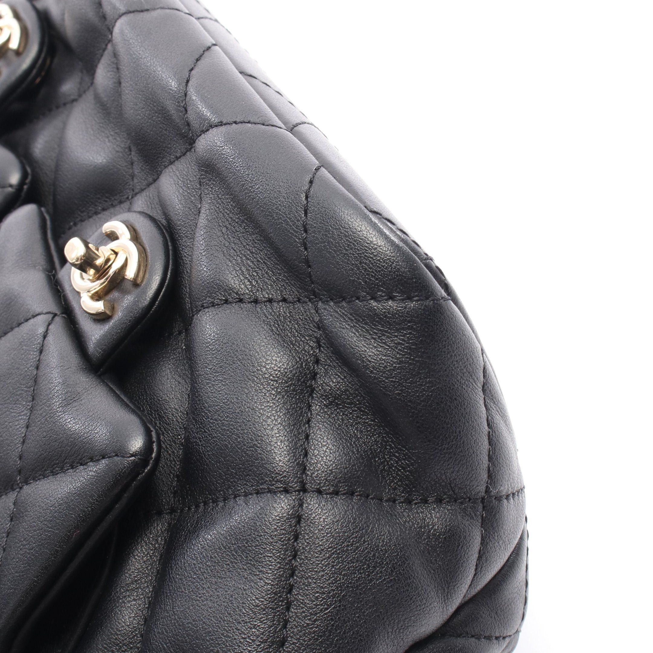 Chanel Chanel Matelasse Backpack Rucksack Leather Black Gold Hardware Size ONE SIZE - 8 Thumbnail
