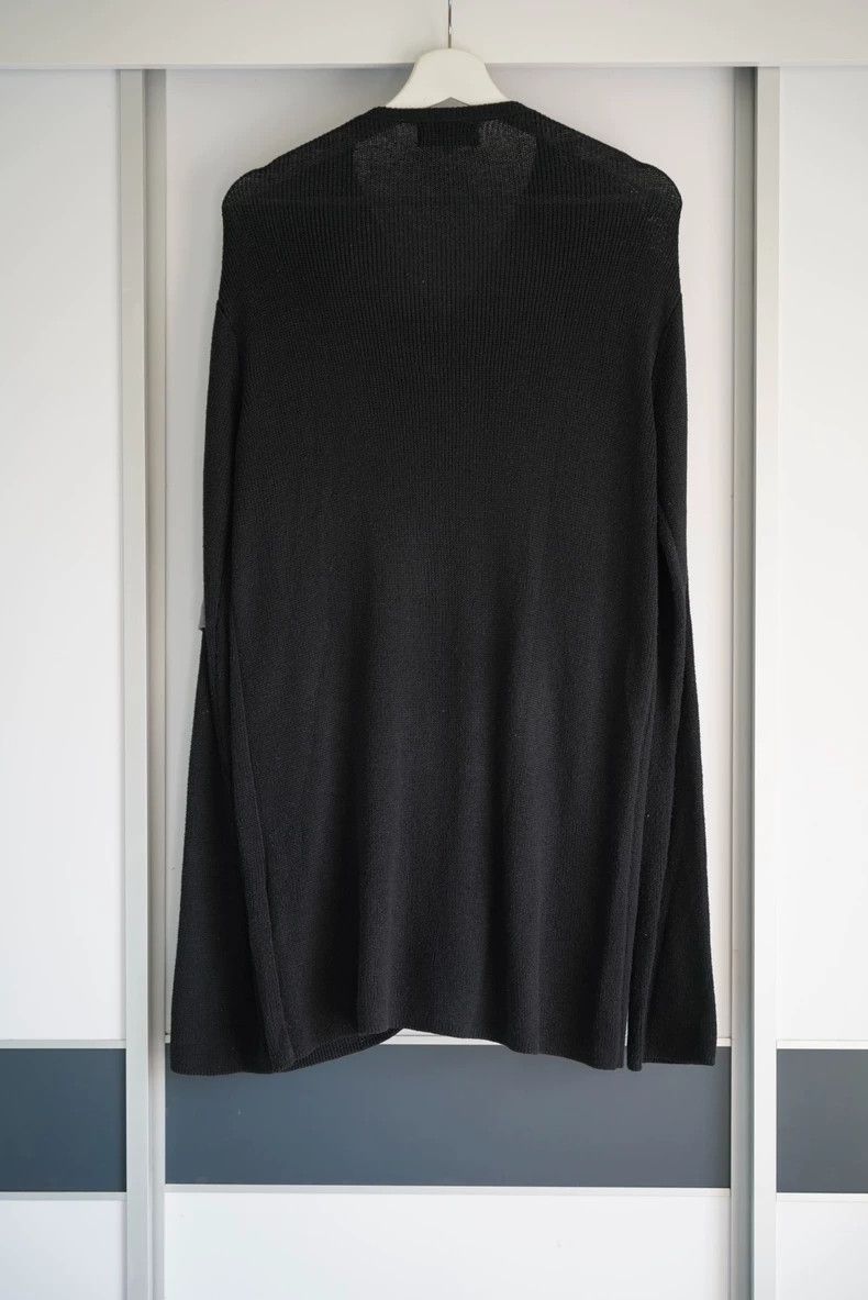 Yohji Yamamoto Yohji Yamamoto Black Zip-Up Cardigan Size US L / EU 52-54 / 3 - 2 Thumbnail
