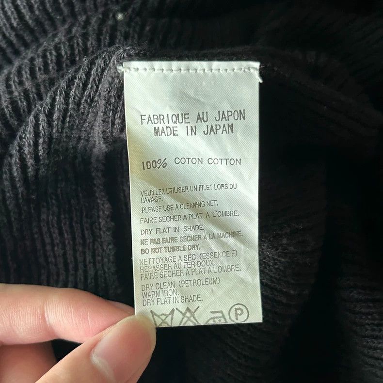 Yohji Yamamoto Yohji Yamamoto Black Zip-Up Cardigan Size US L / EU 52-54 / 3 - 6 Thumbnail